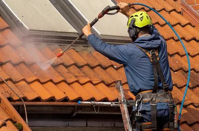 Démoussage et hydrofuge de toiture à Carbini